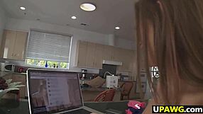 Dani Daniels showcases her fat bubble ass in a casual setting.