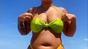 Today I'm craving to flash my big pussy and suck several cocks on the beach