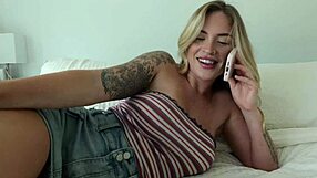 fucking a cheating blonde big titty housewife im really horny and my husband is at work