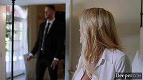 deeper kendra sunderland and milf brandi love share a cock in intense threesome