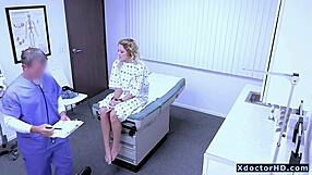 horny doctor gropes patient in office exam leading to inevitable sex