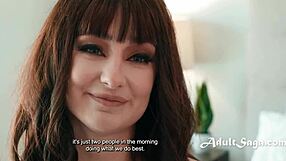 blue eyes cutie stevie enjoys early morning with partner