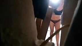 Spied Seducing Delivery Man in Underwear, Cuckold Husband Films