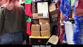 Ginger Teen Burglar Caught And Punished With Big Cock