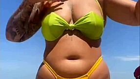 Today I'm craving to flash my big pussy and suck several cocks on the beach