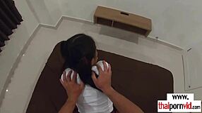 amateur thai teen 18+ cherry in uniform gets fucked by big white dick