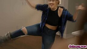 Lulu Chu and Electra Rayne escalate from kissing to intense fingering and spanking