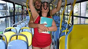 Estudante Encoxada E Fodida Dentro Do Ônibus Em Público Com Big Ass
