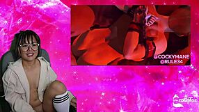 Exotiqfox's POV Solo Teasing Ignites Intense Gooner Girl Desires.