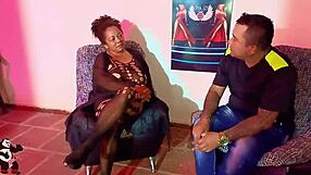 Mature slut fucking in the bar