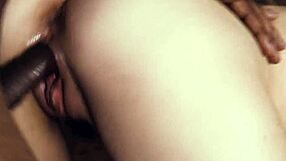 Naughty teen Brooke Haze sneaks with black stepdad for practice