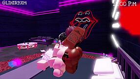 Two Futanari Dominate Female In Pussy Sex.