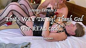 Granny Carmen Bent Over for Real Hardcore Cock Action