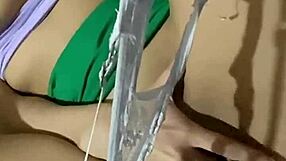 Beautiful Colombian university nymphomaniac Alexia gets intimate fingering in outdoor pussy play