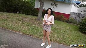 Smoking Hot Brunette Lina Love Rides Bang Bus Huge Cock