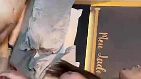 Bored Cheerleader in Lingerie Begs for Orgasm