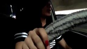 App Driver Stops in Traffic for Intense Pleasure