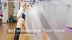 Wet DESPERATION! Foot TEASE!