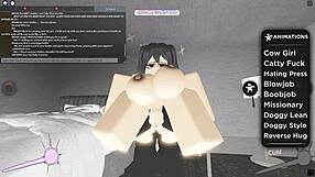 Detailed scene of whore in roblox porn number eight