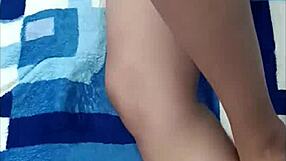 Look at my stepsister's beautiful vagina! So sexy in lingerie!