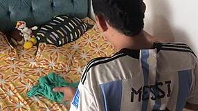 Intense anal sex with stepfather's monster cock cumming in my tight ass while riding cowgirl