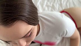 stepsister caught on webcam, took my shot and banged her hard