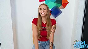 Angel Young Fucks All Three Dates in Wild Double Penetration