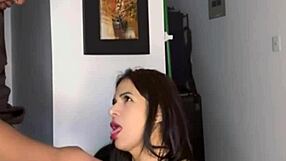 Mature Colombian Says, 'Come In, House Is Alone!' To Son's Friend!