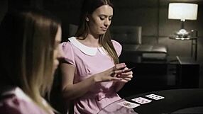 Two delinquent teen 18+s get seduced by their horny grandpa in wild ffm.