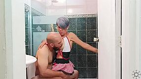 Does my stepbrothers cock get hard when he sees me cleaning?