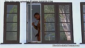 Bikini Teen Chokes on Monster Black Cock