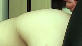 Aprill Gets Blindfolded And Fucked From Behind In Doggystyle Bent Over Ass Cum On