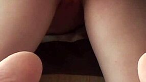 Aprill Gets Blindfolded And Fucked From Behind In Doggystyle Bent Over Ass Cum On