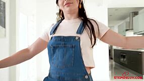 Brunette Stepsis Keira Croft Drilled Hard by Stepbro Alex Jett?