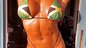 Erotic Hot Female Muscle Babe Fbb 27