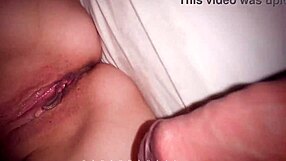 A beautiful young girl gets fucked at home, her wet butthole glistening.
