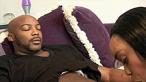 La putain black sandi jackmon excite un mec en lingerie sexy black tits deepthroat blowjob undressing big tits striptease big ass riding cock