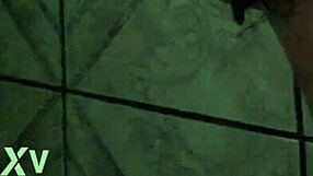 the seductive prostitute gives an intense blowjob in the dimly lit room, her lips wrapped tightly around the throbbing cock