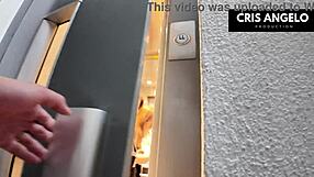 she gets stuck in the elevator during blackout and has sex with her married neighbor