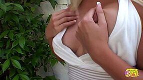 A blonde and brunette begin masturbating together, then lick each other's wet pussies