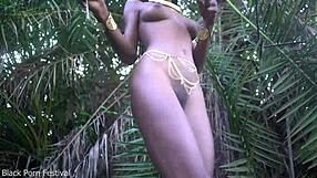 Wow, look at this hot skinny African village girl naked! Searching for cock?