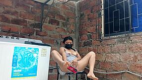 My Slutty Neighbor In The Yard Showing Her Pussy - Under Her Dress