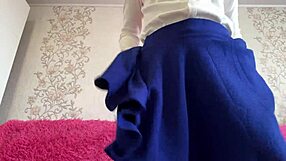 Sexy 18-year-old student touching herself, wow! 😍