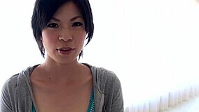 I love how Saki Aoyama blows my hard cock with her big tits.