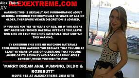 marry dream and rosebutt playing with anal dildos