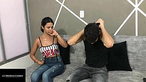 Wow, my horny stepsister lets me pound her hard at home and sucks me good! 😍