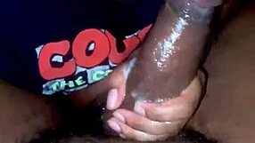 sloppy throat swallows huge cum load from monster cock