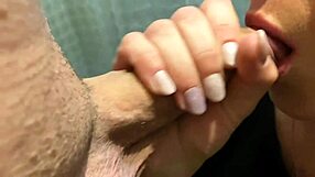 Desperate German Lover Pees In Jeans Then On Ass While She Teases With Handjob And Blowjob