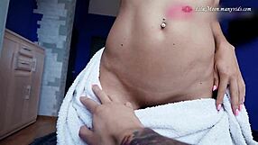 Watch Your Pretty Neighbor Finger Her Tattooed Pussy To Orgasm?