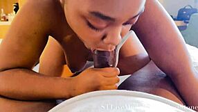 Desi Stone delivers a mind-blowing heavenly blowjob